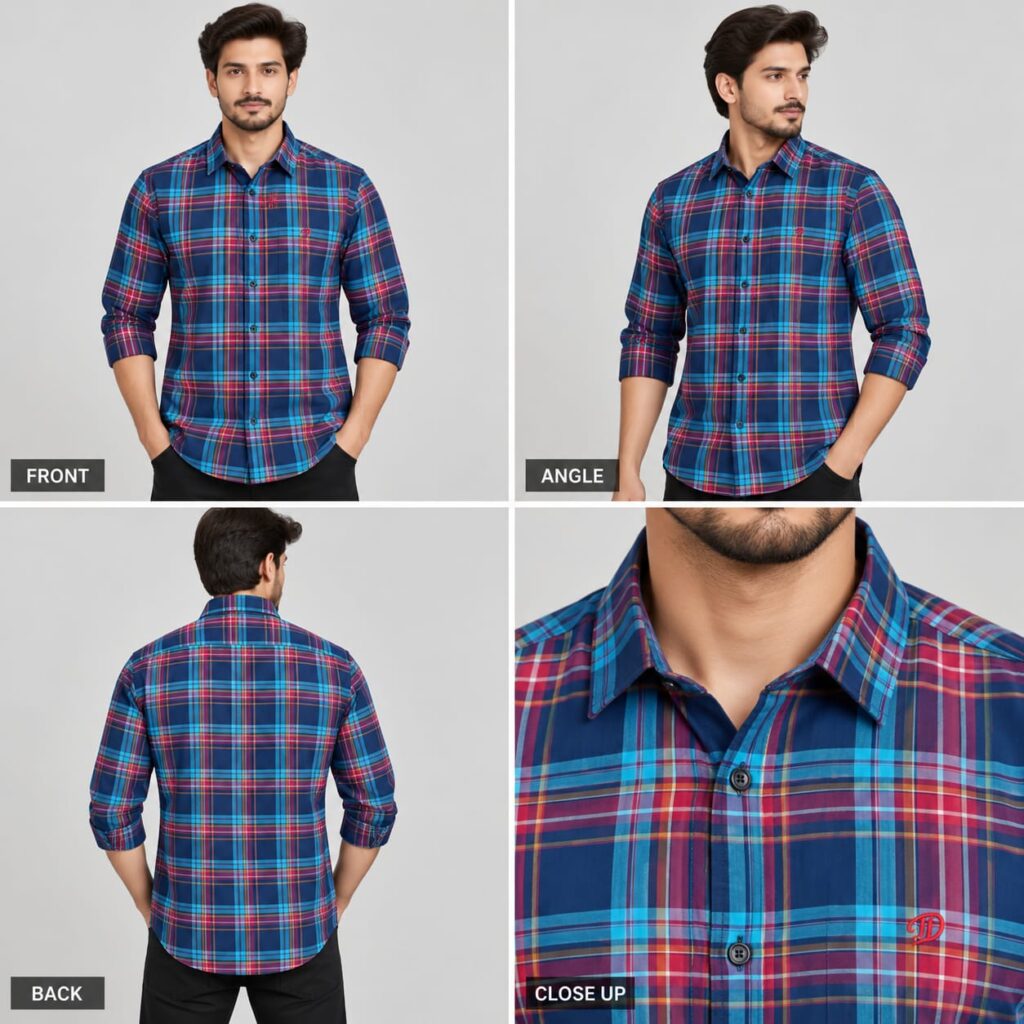 mens check shirt
