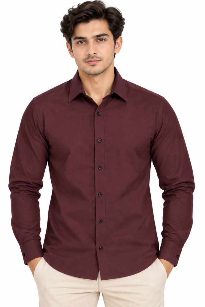 mens 100% cotton shirt